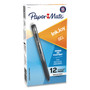 Paper Mate InkJoy Gel Pen, Retractable, Medium 0.7 mm, Black Ink, Black Barrel, Dozen (PAP1951719) View Product Image