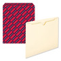Smead Manila File Jackets, 2-Ply Straight Tab, Letter Size, Manila, 100/Box (SMD75500) View Product Image