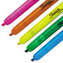Sharpie Retractable Highlighters, Assorted Ink Colors, Chisel Tip, Assorted Barrel Colors, 5/Set (SAN28175PP) View Product Image