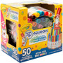 Crayola Pip-Squeaks Telescoping Marker Tower, Medium Bullet Tip, Assorted Colors, 50/Pack View Product Image