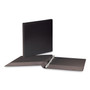 Universal Slant D-Ring View Binder, 3 Rings, 0.5" Capacity, 11 x 8.5, Black (UNV20701) View Product Image