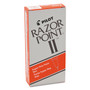 Pilot Razor Point II Super Fine Line Porous Point Pen, Stick, Extra-Fine 0.2 mm, Red Ink, Red Barrel, Dozen (PIL11011) View Product Image