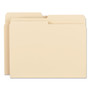 Smead Manila File Folders, 1/2-Cut Tabs: Assorted, Letter Size, 0.75" Expansion, Manila, 100/Box (SMD10320) View Product Image