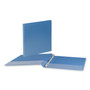 Universal Slant D-Ring View Binder, 3 Rings, 1.5" Capacity, 11 x 8.5, Light Blue (UNV20723) View Product Image