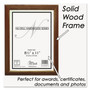 NuDell Solid Oak Hardwood Frame, 8.5 x 11, Walnut Finish (NUD15815) View Product Image