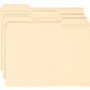 Smead Reinforced Tab Manila File Folders, 1/3-Cut Tabs: Assorted, Letter Size, 0.75" Expansion, 11-pt Manila, 100/Box (SMD10334) View Product Image