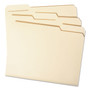 Smead Top Tab File Folders with Antimicrobial Product Protection, 1/3-Cut Tabs: Assorted, Letter, 0.75" Expansion, Manila, 100/Box (SMD10338) View Product Image