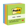 Post-it Notes Original Pads in Floral Fantasy Collection Colors, 3" x 3", 100 Sheets/Pad, 5 Pads/Pack (MMM6545UC) View Product Image