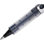 uniball VISION Roller Ball Pen, Stick, Fine 0.7 mm, Black Ink, Black/Gray Barrel, Dozen (UBC60126) View Product Image