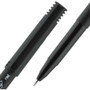 uniball ONYX Roller Ball Pen, Stick, Fine 0.7 mm, Black Ink, Black Barrel, Dozen (UBC60143) View Product Image