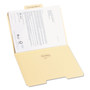 Smead SuperTab Reinforced Guide Height Top Tab Folders, 1/3-Cut Tabs: Assorted, Letter Size, 0.75" Expansion, Manila, 100/Box (SMD10395) View Product Image