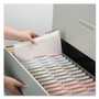 Smead Colored File Folders, 1/3-Cut Tabs: Assorted, Letter Size, 0.75" Expansion, White, 100/Box (SMD12843) View Product Image