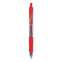 Pilot G2 Premium Gel Pen, Retractable, Bold 1 mm, Red Ink, Smoke Barrel, Dozen (PIL31258) View Product Image