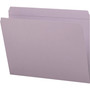 Smead Reinforced Top Tab Colored File Folders, Straight Tabs, Letter Size, 0.75" Expansion, Lavender, 100/Box (SMD12410) View Product Image