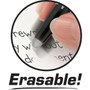 Pilot FriXion Ball Erasable Gel Pen, Stick, Fine 0.7 mm, Black Ink, Black/White Barrel (PIL31550) View Product Image