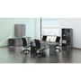 Medina Series Conference Table Legs, 27.56" X 2.38" X 28.11", Gray Steel (MLNMNCBLGS) View Product Image