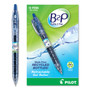 Pilot B2P Bottle-2-Pen Recycled Gel Pen, Retractable, Fine 0.7 mm, Blue Ink, Translucent Blue Barrel (PIL31601) View Product Image