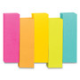 Post-it Page Flag Markers, Assorted Brights, 100 Flags/Pad, 5 Pads/Pack (MMM6705AN) View Product Image