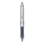 Pilot Dr. Grip Center of Gravity Ballpoint Pen, Retractable, Medium 1 mm, Black Ink, Silver/Charcoal Grip Barrel (PIL36180) View Product Image