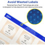 Avery Laser/Inkjet Multipurpose Label, 2 x 2, White, 12/Sheet, 8 Sheets/Pack View Product Image