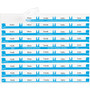 Avery&reg; 5 Tab Easy Print & Apply Clear Label Sheet Refills (11225) View Product Image