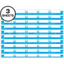 Avery 5 Tab Easy Print & Apply Clear Label Sheet Refills (11225) - Inkjet, Laser - Clear - 30 / Sheet - 3 Total Sheets Product Image 