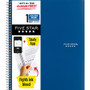 Five Star Wirebound Notebook - 1 Subject(s) - 100 Pages - Wire Bound - College Ruled Front Ruling - Letter - (MEA820002NH0) Product Image 