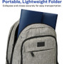 Avery Slide and View Expanding File, 6 Sections, Hook/Loop Closure, Letter Size, Navy Blue View Product Image