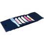 Avery Slide and View Expanding File, 6 Sections, Hook/Loop Closure, Letter Size, Navy Blue View Product Image