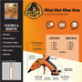 Gorilla Dual Temp Mini Hot Glue Gun, Orange/Black (GOR8401502) View Product Image