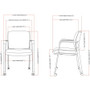 Norstar Healthcare Guest Chair with Casters (LLR30951) View Product Image