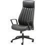 LYS High-Back Bonded Leather Chair (LYSCH100LABK) View Product Image