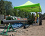 ergodyne Shax 6015 Heavy-Duty Pop-Up Tent, Single Skin, 10 ft x 20 ft, Polyester/Steel, Lime View Product Image
