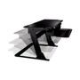 3M Precision Standing Desk, 42" x 23.2" x 6.2" to 20", Black (MMMSD70B) View Product Image