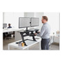 3M Precision Standing Desk, 42" x 23.2" x 6.2" to 20", Black (MMMSD70B) View Product Image