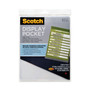 Scotch Display Pocket, Removable Interlocking Fasteners, Plastic, 8.5 x 11, Clear (MMMWL854C) View Product Image