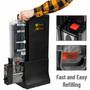 Mind Reader 3-Compartment Utensil Dispenser Organizer (EMSCUTDISPBK) View Product Image
