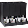 Mind Reader Abundant Compact Coffee Pod Dispenser - 4 Compartment(s) - Compact, Heavy Duty, Easy to Clean - Black - Plastic Product Image 
