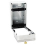Bobrick Stainless Steel 2-Roll Tissue Dispenser, 6.06 x 5.94 x 11, Stainless Steel (BOB2888) View Product Image