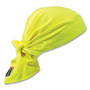 ergodyne Chill-Its 6710FR Fire Resistant Cooling Tie Bandana Triangle Hat, One Size Fits Most, Lime, Ships in 1-3 Business Days (EGO12621) View Product Image