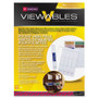 Smead Viewables Pocket Label Pulls, 1.63 x 10.13, White, 5/Sheet, 9 Sheets/Pack View Product Image