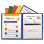 C-Line Classroom Connector Folders, 11 x 8.5, Clear/Assorted, 6/Pack (CLI32010) View Product Image