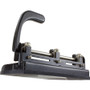 Officemate 32-Sheet Heavy-Duty Two-Three-Hole Punch with Lever Handle, 9/32" Holes, Black (OIC90078) View Product Image