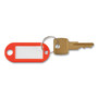 Advantus Key Tags Label Window, 0.88 x 0.19 x 2, Red, 6/Pack (AVTKEY98018) View Product Image