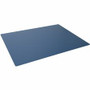 DURABLE Contoured Edge Desk Mat - Office - 19.69" Length x 25.59" Width - Rectangular - Polypropylene, Plastic - Dark Blue Product Image 
