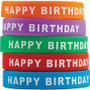 Teacher Created Resources Happy Birthday Wristbands - Multi - Silicone - (TCR6559) Product Image 
