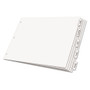 Cardinal Paper Insertable Dividers, 5-Tab, 11 x 17, White, Clear Tabs, 1 Set (CRD84812) View Product Image