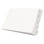 Cardinal Paper Insertable Dividers, 5-Tab, 11 x 17, White, Clear Tabs, 1 Set (CRD84812) View Product Image