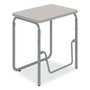Safco AlphaBetter 2.0 Height-Adjust Student Desk with Pendulum Bar, 27.75 x 19.75 x 29 to 43, Dry Erase, Ships in 1-3 Business Days SAF1223DE (SAF1223DE) View Product Image