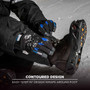 ergodyne Trex 6304 One-Piece Step-In Full Coverage Ice Cleats, Medium, Black, Pair, Ships in 1-3 Business Days (EGO16783) View Product Image